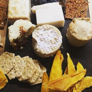 Vegan cheese board at Green & Vegan - Pop-Up in Cape Town