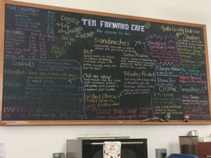 Menu 1 at Ten Forward Cafe in Ithaca