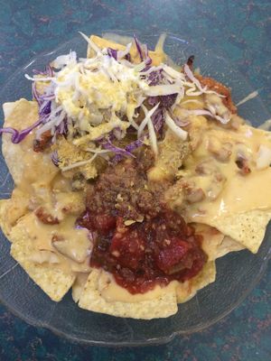 Garbage nachos  at Ten Forward Cafe in Ithaca