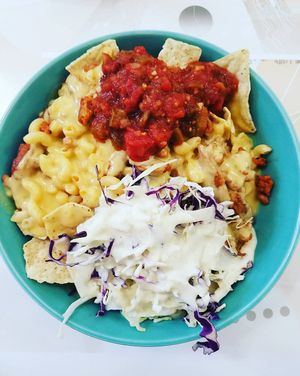 Garbage nachos at Ten Forward Cafe in Ithaca