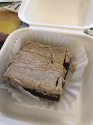 Gingerbread bar at Ten Forward Cafe in Ithaca