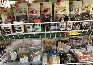 Maple syrup, moringa powder, fruit spread (no sugar added), buckwheat noodles, etc. at The Green Store in Penang