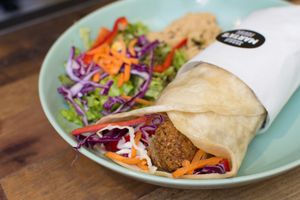 Vegan Falafel Wrap at Marta's Veggie Fusion in Split