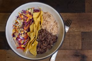Vegan Burrito Bowl at Marta's Veggie Fusion in Split