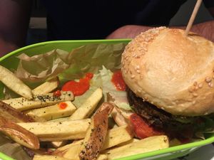 Burger at Marta's Veggie Fusion in Split