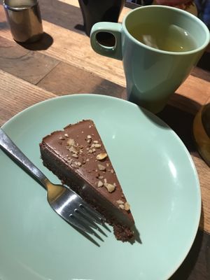 Raw chocolate torte at Marta's Veggie Fusion in Split