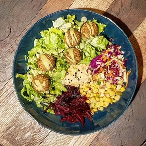 Falafel bowl. 63 kuna at Marta's Veggie Fusion in Split