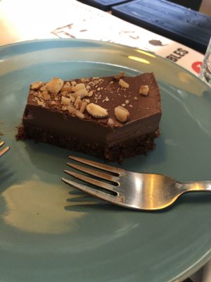 Raw chocolate cake at Marta's Veggie Fusion in Split