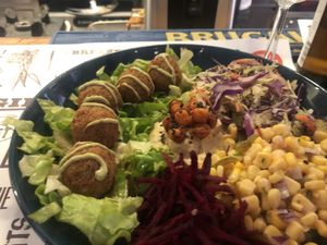 Falafel bowl at Marta's Veggie Fusion in Split