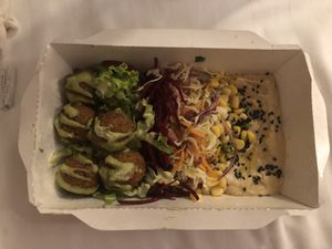 Falafel bowl at Marta's Veggie Fusion in Split