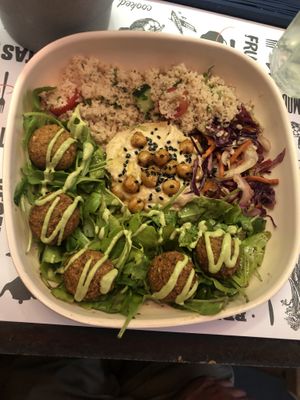 Falafel bowl  at Marta's Veggie Fusion in Split