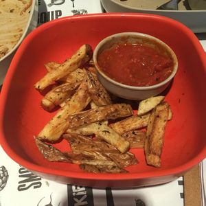 Potato chips  at Marta's Veggie Fusion in Split