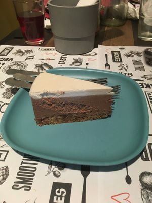 Tiramisu cake at Marta's Veggie Fusion in Split