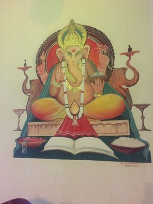 Deco at Jaipur Palace in Santorini