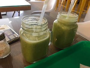 detox juice  at Vert Midi in Marrakech