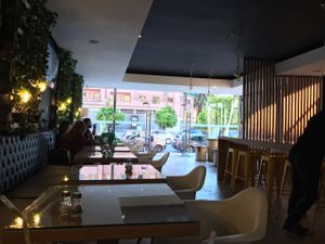 plenty of seats at Vert Midi in Marrakech