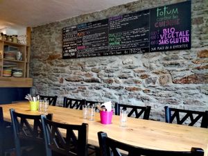interior at Totum Cantine Bio in Nantes