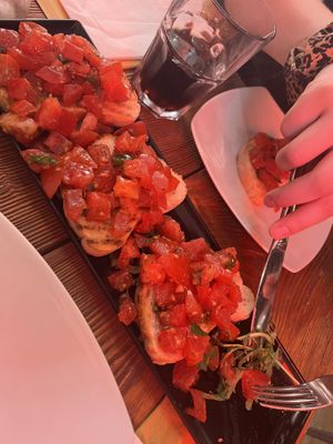 Bruschetta in vegan   at Pastaus in Valletta