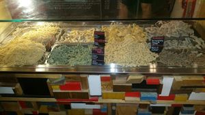 Types of pasta at Pastaus in Valletta