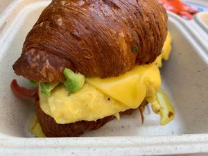 the miles w/ just egg at Orchard Grocer in New York City