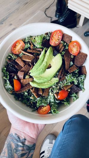 Les kale salad at Orchard Grocer in New York City