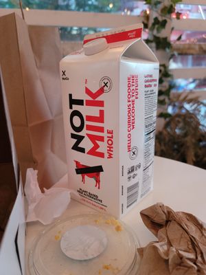 Not milk! at Orchard Grocer in New York City