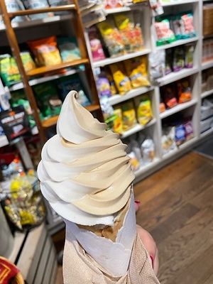 Vanilla - Peanut butter swirl I MEAN look at it !  at Orchard Grocer in New York City