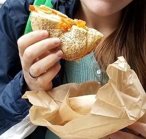 Vegan lox at Orchard Grocer in New York City