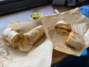 The spread at Orchard Grocer in New York City