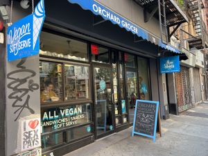 Entrance  at Orchard Grocer in New York City