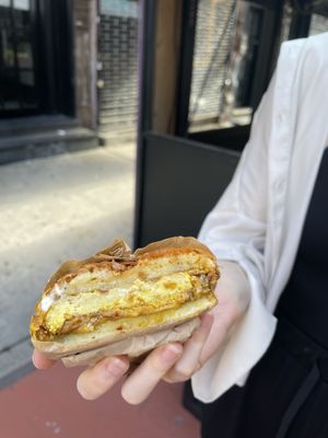 Bowlery sandwich from the heavens  at Orchard Grocer in New York City