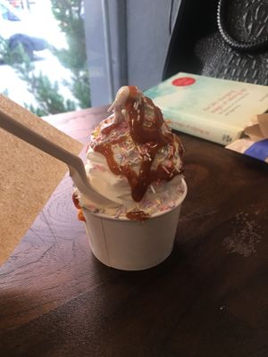 soft serve! better than the dairy form! at Orchard Grocer in New York City