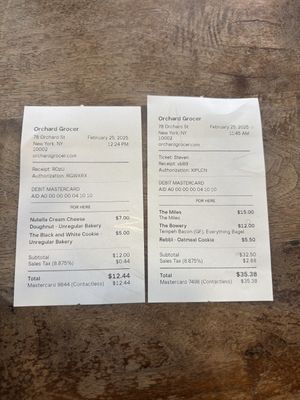   at Orchard Grocer in New York City