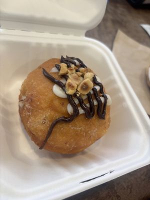 Nutella cream cheese doughnut   at Orchard Grocer in New York City