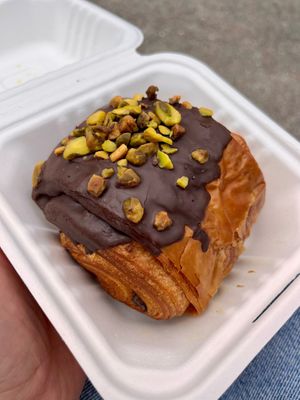 Chocolate Pistacchio Pastry at Orchard Grocer in New York City