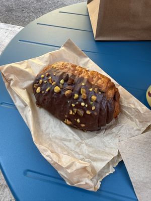 Pistachio pan au chocalat   at Orchard Grocer in New York City