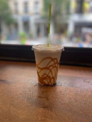 vanilla caramel shake  at Orchard Grocer in New York City