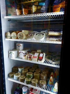 Lots of vegan cheeses too at Orchard Grocer in New York City