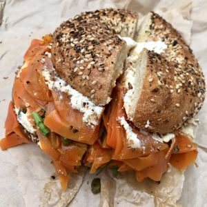 Carrot lox at Orchard Grocer in New York City