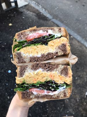 Chickpea salad  at Orchard Grocer in New York City