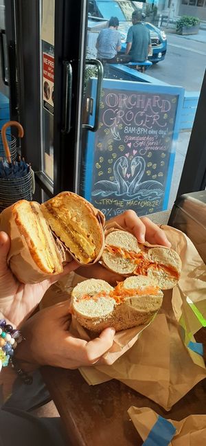 Bowery and Edith in all their delicious vegan glory at Orchard Grocer in New York City