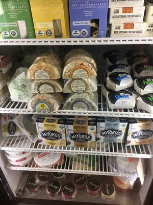Cheeses at Orchard Grocer in New York City