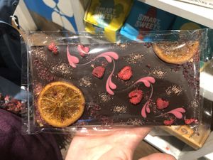 Huuuuge chocolate bar - and vegan!  at Orchard Grocer in New York City