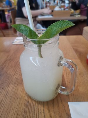 Mint lemonade at LHR - WonderTree - T2 in West London