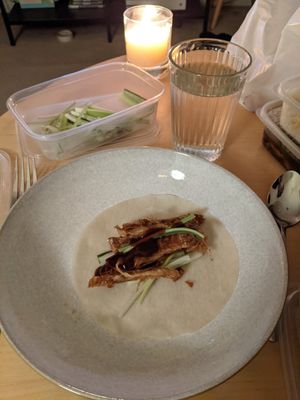 Takeaway mock duck pancakes! at Singapore Restaurant - Friar St in Worcester