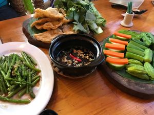 Steamed Veg With Vietnamese "Kho To" at Bep Xanh An Duyen in Ho Chi Minh City