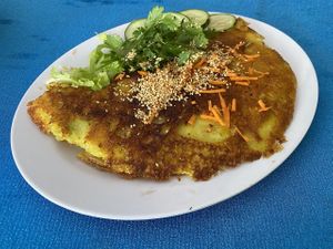 Bàhn Xeo Vietnamese pancakes at Quan Chay - Nguyen Duy Hieu in Hoi An