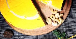 Carrot cake, raw  at Anahata Fine Food in Kyiv