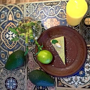 Avocado-Lime, Raw, Vegan, Sugar Free, Gluten free  at Anahata Fine Food in Kyiv