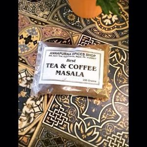 Vegan masala, organic soy milk, fresh ginger, black tea,  original spices  at Anahata Fine Food in Kyiv